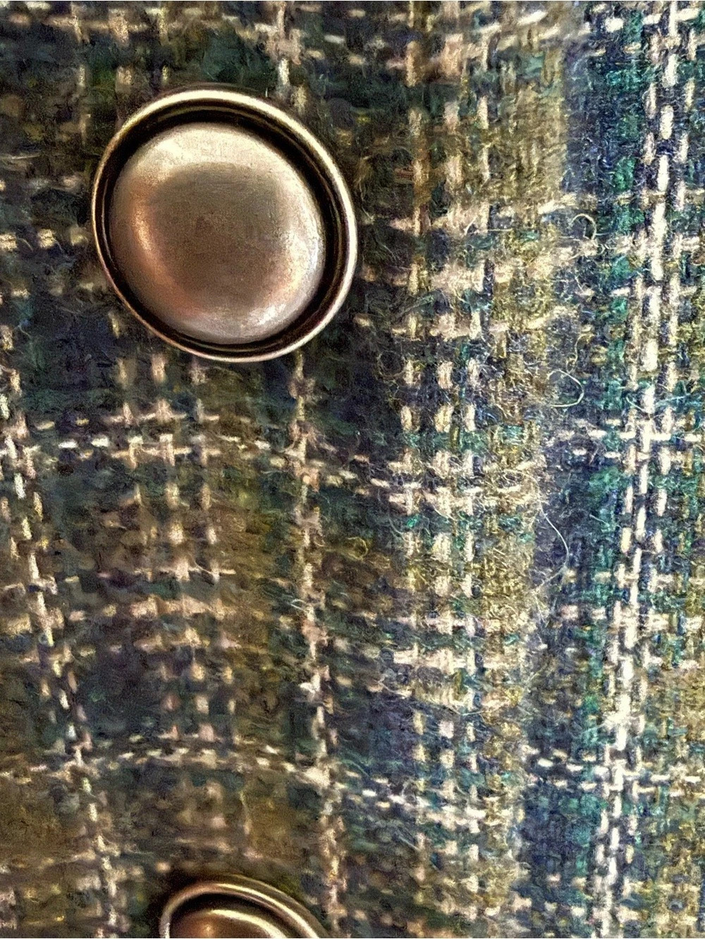 POL Plaid Maxi Duster Size Medium - Picture 3 of 4